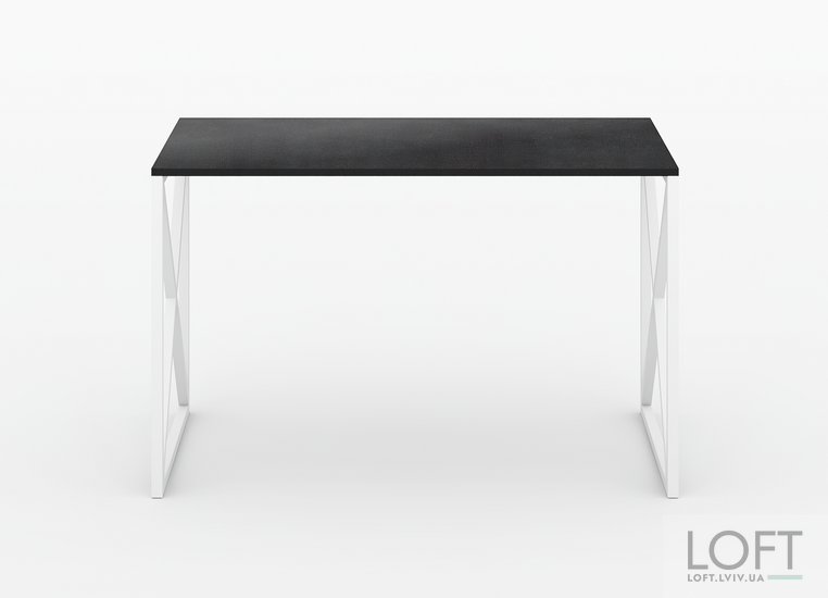 Письмовий стіл Model 5 1200x600 Чорний білий