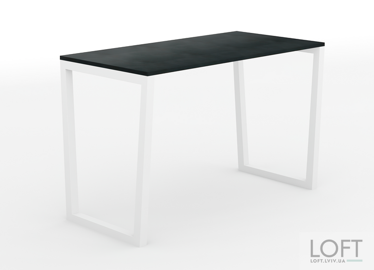 Письмовий стіл Model 4 1200x600 Чорний білий