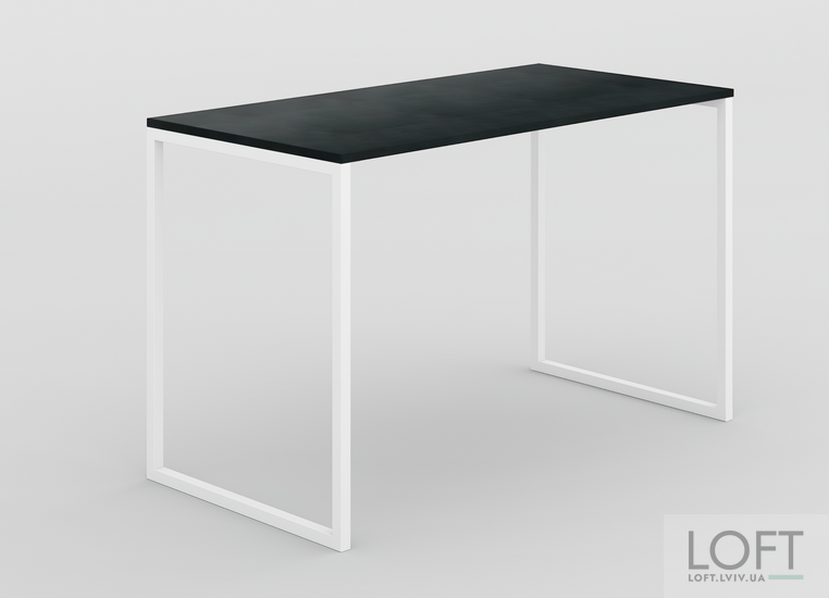 Письмовий стіл Model 1 1200x600 Чорний білий